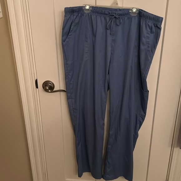 White Cross Touch Pants - White Cross Touch, scrub pants, size XXL